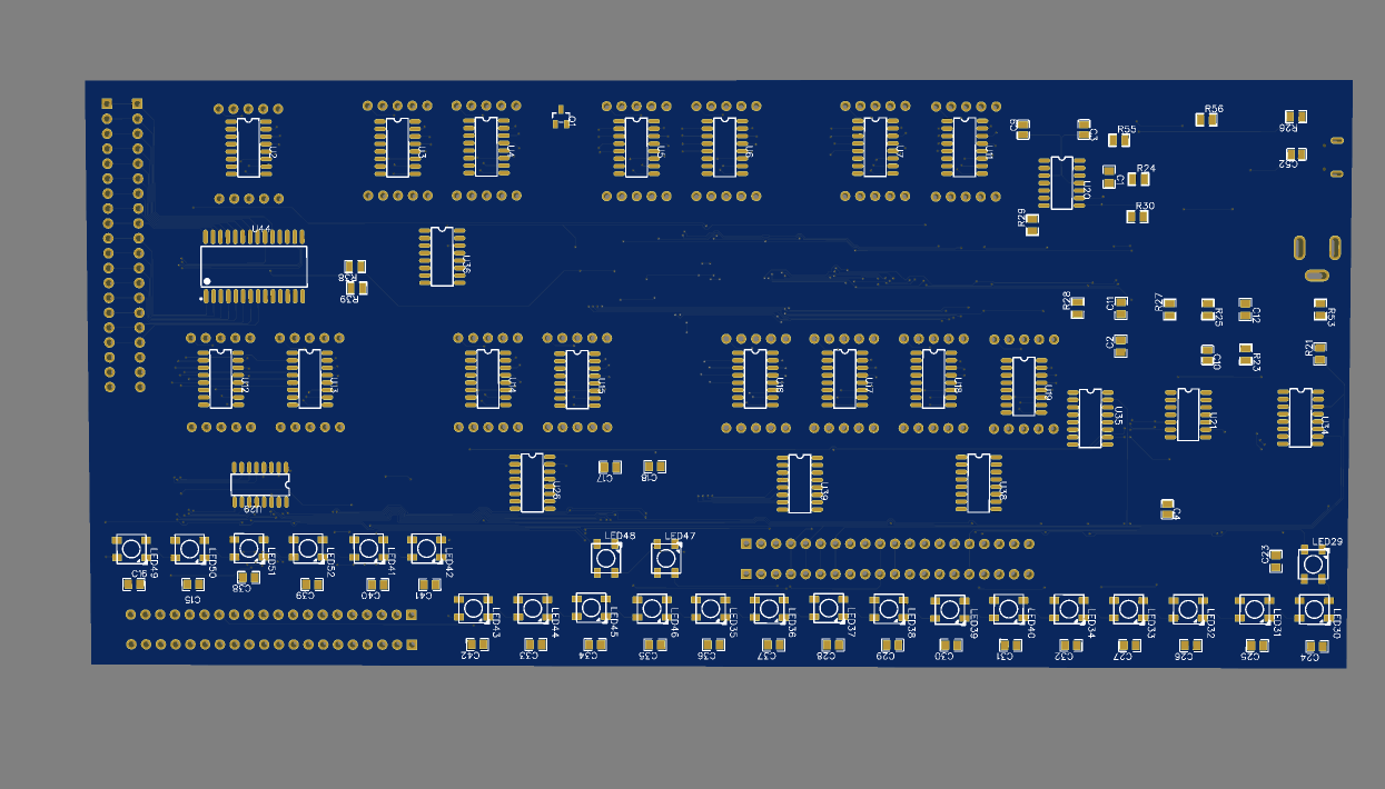 Logic Clock Blue